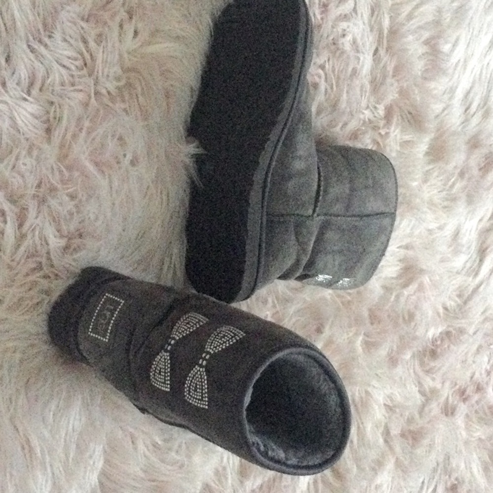 UGG boots Size 8 with bling bows
